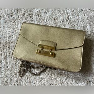 Furla Gold Chain Shoulder Bag